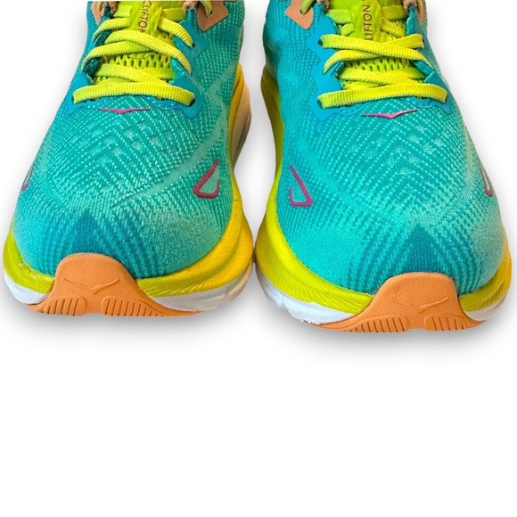 Hoka One One Clifton 9 Running Shoes Sneakers Ceramic Evening Primrose Size 6.5 - Picture 7 of 11